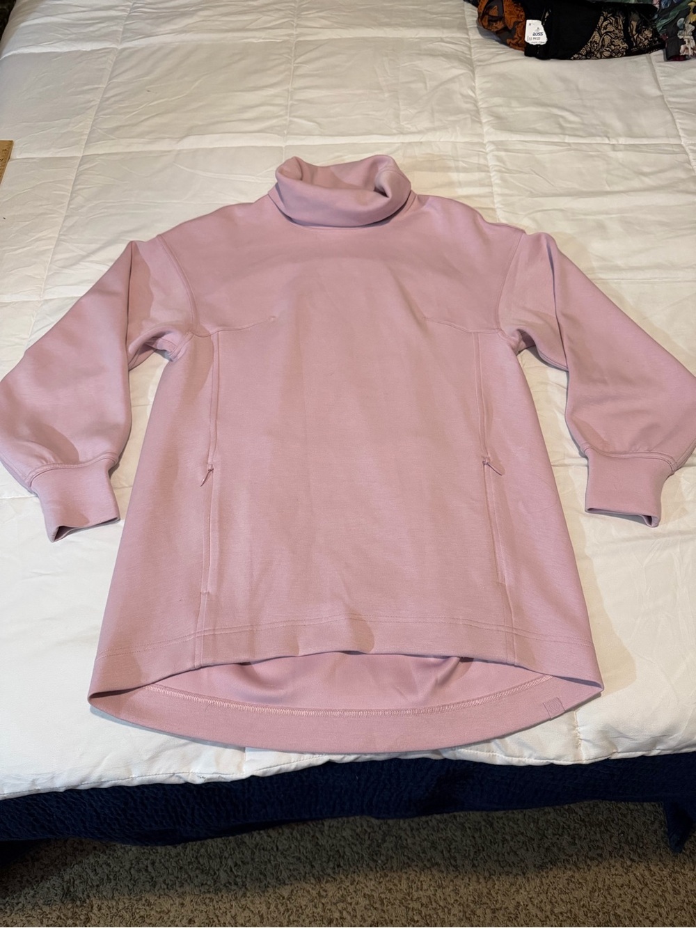 lululemon athletica Peony Pink Funnel Neck Pullover